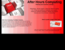 Tablet Screenshot of afterhourscomputing.biz